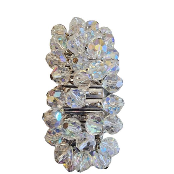 Vintage Cha Cha Crystal Expansion Bracelet (A1910). For Sale  Vintage Cha Cha Crystal Expansion Bracelet (A1910)